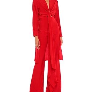 Amazing Silvia Tcherassi Silk V-Neck Jumpsuit XS but would fit a Small